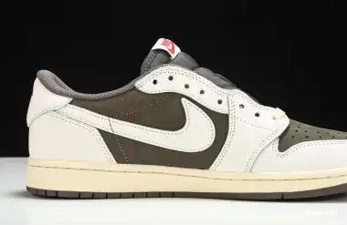 AIR REVERSE X SCOTT LOW 1 TRAVIS DM7866-162 OG MOCHA JORDAN 0601
